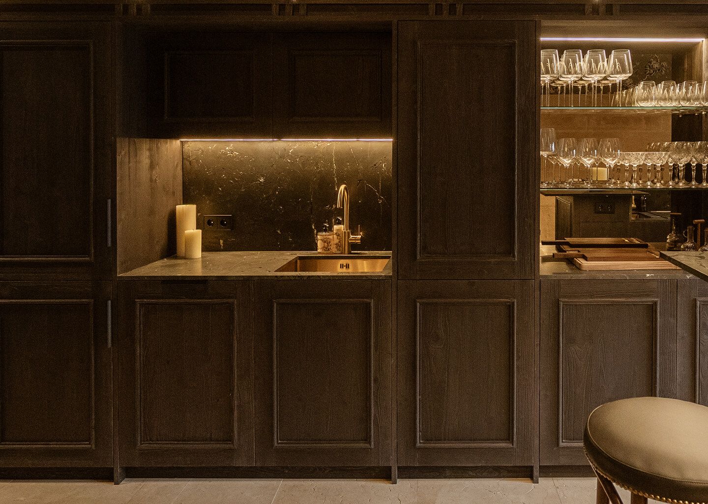 Joinery and finishing detail of a Meraki renovation